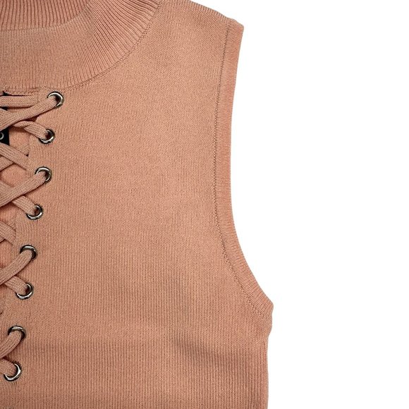 Codigo Crisscross Grommet Bodycon Dress (S) - Picture 4 of 9